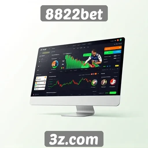 Experience a nova interface do usuário no 8822bet